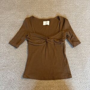 Citizens of Humanity Tan Ribbed Fabric